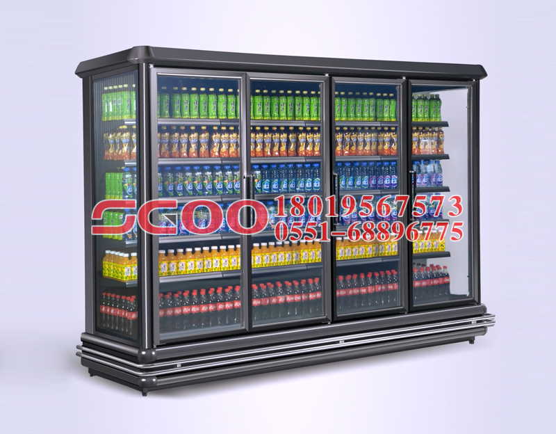 Convenience store supermarket display cases in various parameters