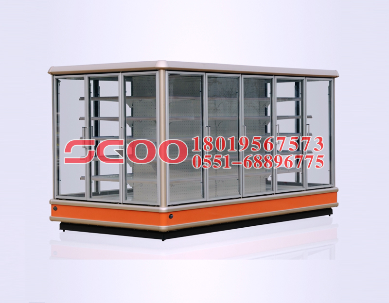 Interpretation of refrigerated showcase: What is the cause of walk-in cooler noise in supermarkets? ???