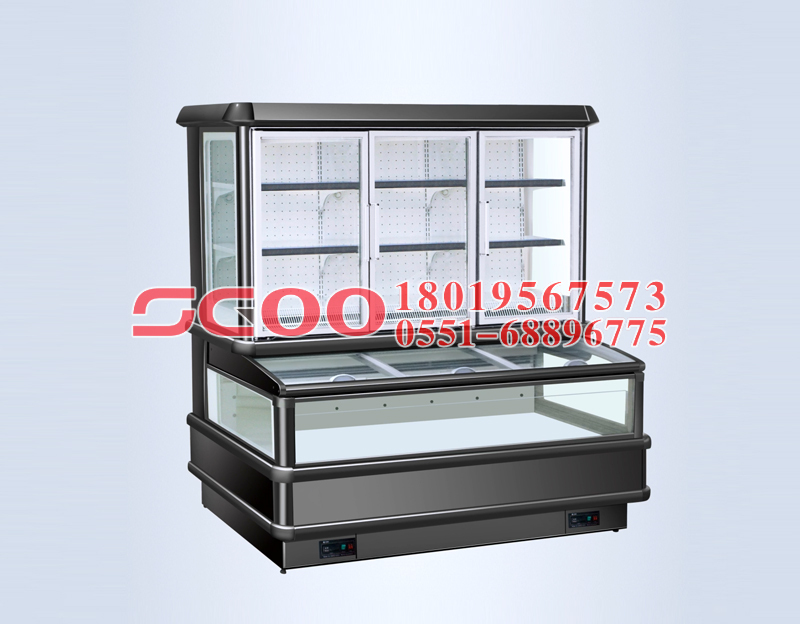 Supermarket refrigerated showcase dual temperature dual control electrical system working principle 
