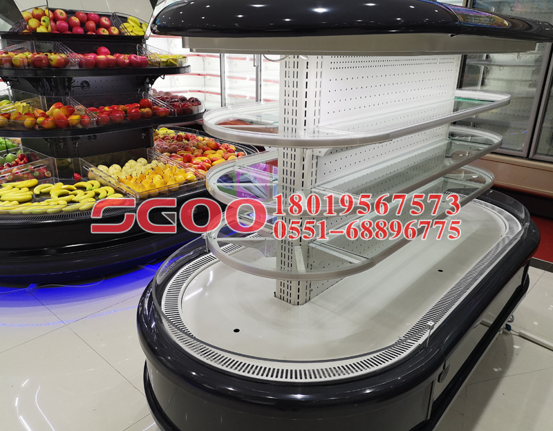 Supermarket refrigerated showcase Refrigerator characteristics when temperature changes 