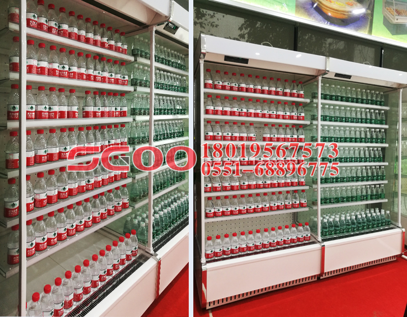 Refrigerant removal in supermarket refrigerated showcase (2) 