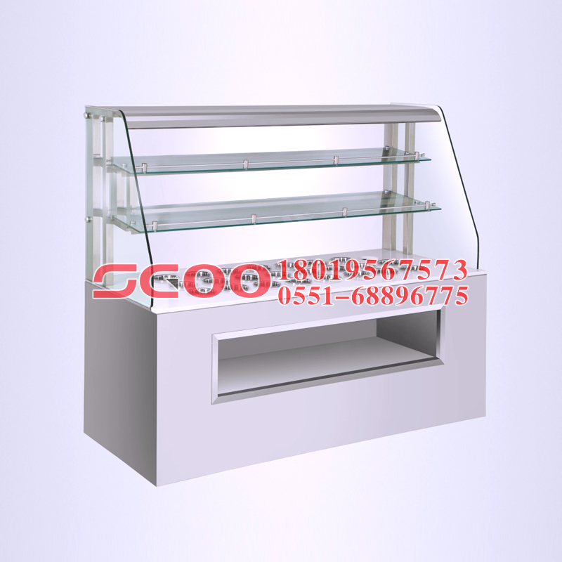 The structure and working principle of refrigerated showcase BCD-218W intelligent variable capacity supermarket refrigerated showcase (2) 