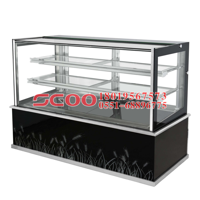 Supermarket refrigerated showcase two-stage compressed ammonia refrigerator 