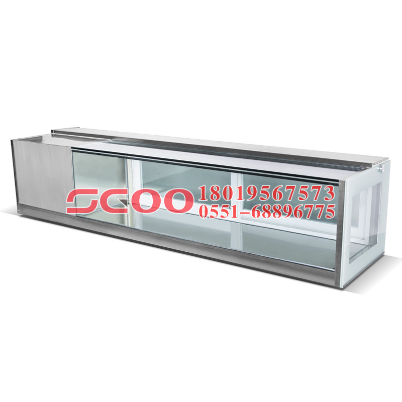 Cilindro de refrigerante medio  freezer horizontal tapa vidrio 