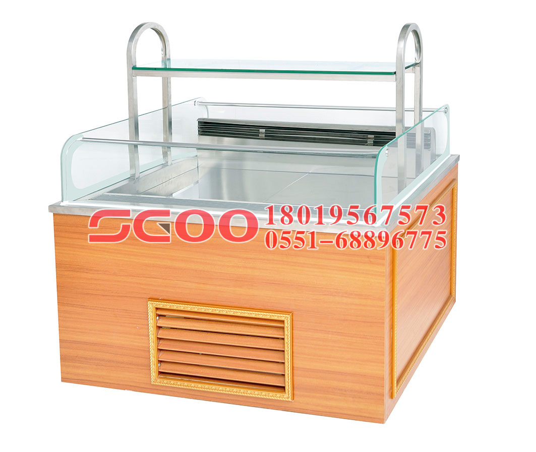 Fresh fruit and vegetable meat refrigerated display cases need what technology standard