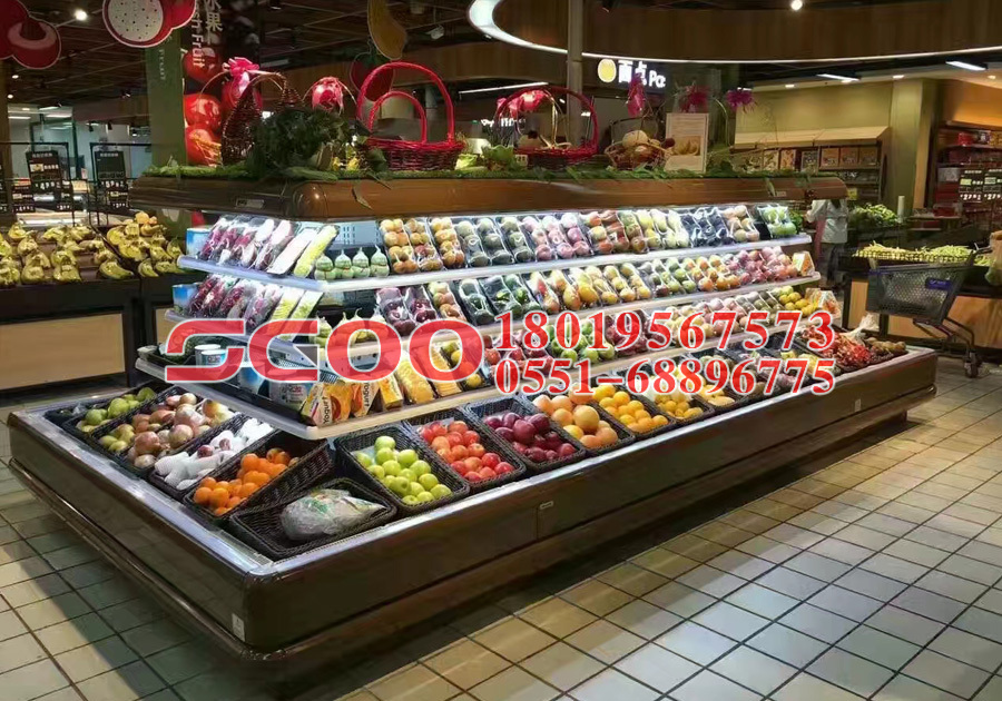 The structure and working principle of computer-based supermarket refrigerated showcase 